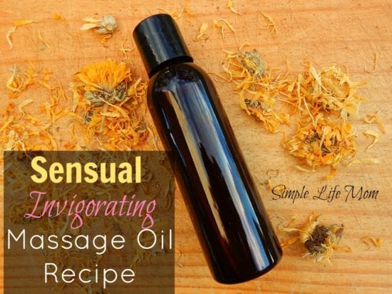 11 Homemade Christmas Gift Set Ideas with natural organic ingredients - massage oil