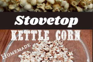 Homemade Stovetop Kettle Corn recipe
