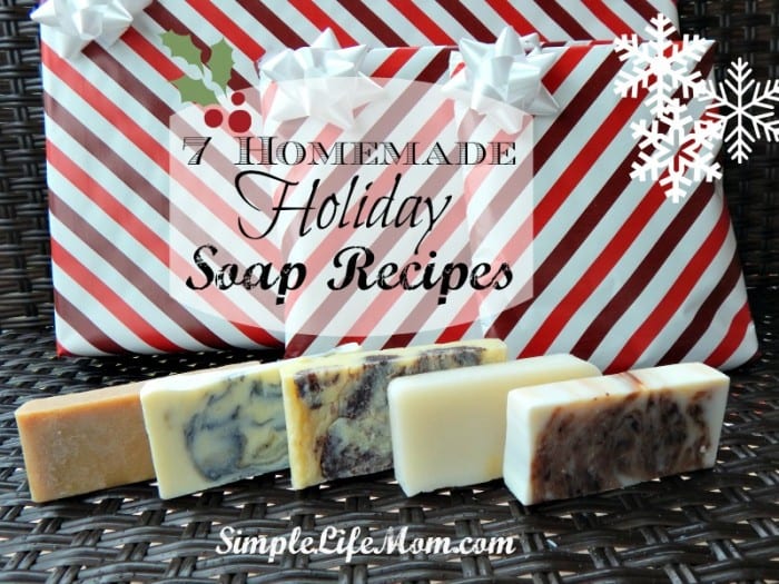 7 Homemade Holiday Soap Recipes - with cloves, cinnamon, fir, or peppermint
