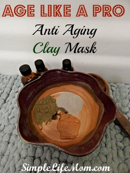 27 Last Minute DIY Gift Ideas - Age Like A Pro Anti Aging Clay Mask from Simple Life Mom