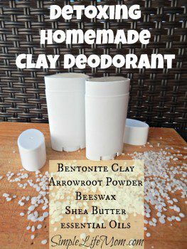 Easy Detoxing Homemade Clay Deodorant Recipe - Simple Life Mom
