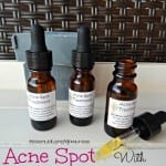 Acne Spot Treatment with Essential Oils by Simple Life Mom. Oils to cleanse, heal, and reduce inflammation.