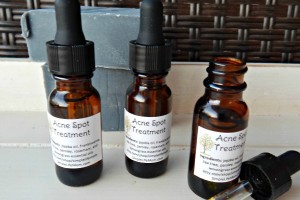 Acne Spot Treatment with Essential Oils by Simple Life Mom. Oils to cleanse, heal, and reduce inflammation.