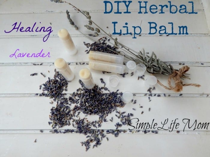 27 Last Minute DIY Gift Ideas - DIY Herbal Lip Balm - A healing recipe from @SimpleLifeMom