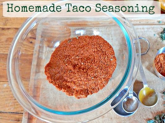 27 Last Minute DIY Gift Ideas - Taco Seasoning From Simple Life Mom