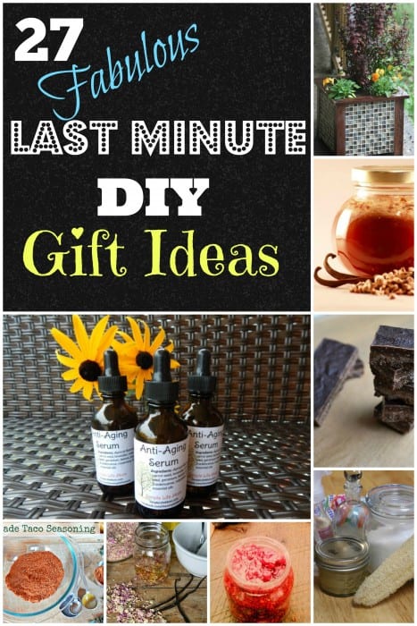 27 Last Minute DIY Gift Ideas- fabulous bath and body, garden, home, and food gift set ideas from Simple Life Mom