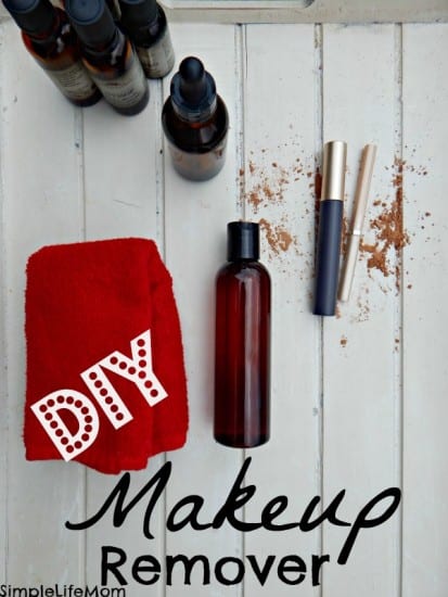 DIY Makeup Remover Recipe with essential oils from Simple Life Mom