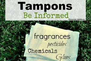 Toxins in Pads and Tampons - be informed of the chemicals, pesticides, glues, and fragrances in your feminine hygiene products