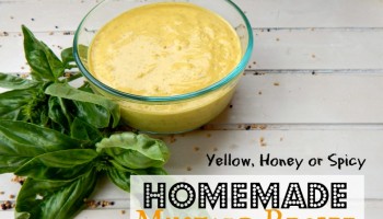 Homemade Mustard Recipe. 5 Minutes to Amazing Flavor! from Simple Life Mom