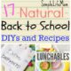 17 Natural Back to School DIYs