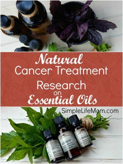 Natural Cancer Treatment Research on Essential Oils from Simple Life Mom