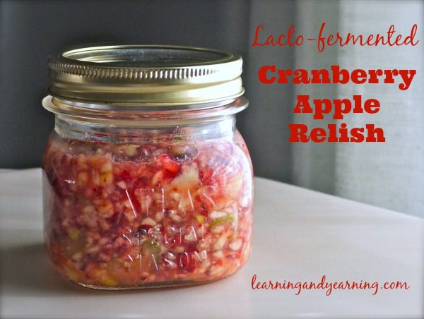 12 Apple Recipes for Fall - cranberry apple relish