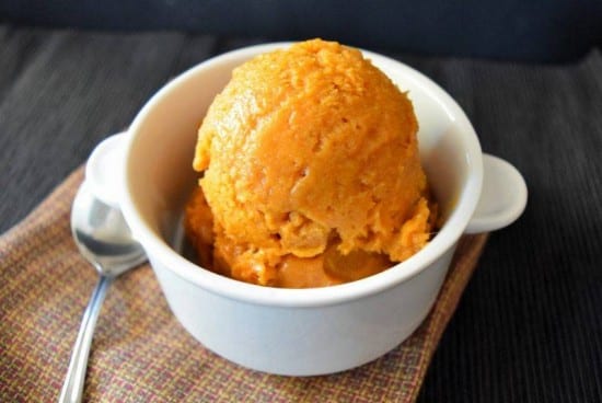Clean Eating Pumpkin Ice Cream (vegan)