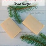 Golden Frankincense and Myrrh Soap Recipe - cold processed with essential oils from Simple Life Mom