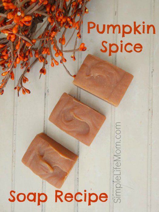 Pumpkin Spice Soap Recipe - great for Thanksgiving, Fall soap gifts. Great cold processed Fall Soap.