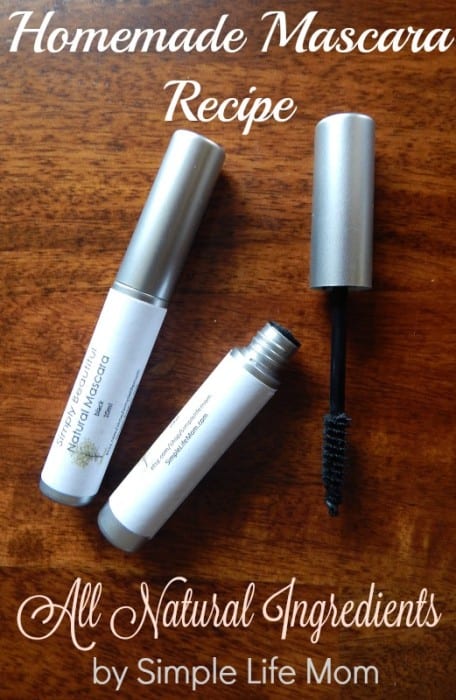 Homemade Mascara Recipe from Simple Life Mom with All Natural Ingredients