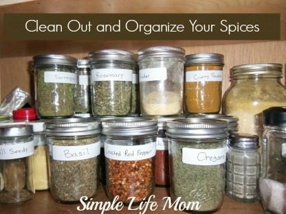 12 Tips to Declutter and Organize Your Kitchen by Simple Life Mom