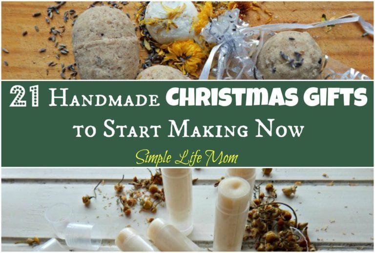 21 Handmade Christmas Gifts to Start Making Now - Simple Life Mom