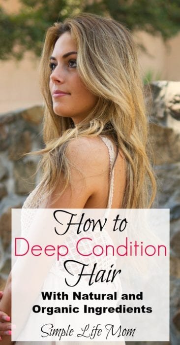 How to Deep Condition Hair Naturally by Simple Life Mom