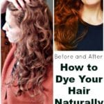 How to Dye Your Hair Naturally Before and After from Simple Life Mom