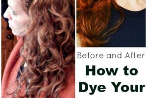 How to Dye Your Hair Naturally Before and After from Simple Life Mom