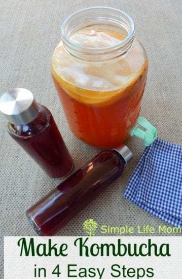 How To Make Homemade Kombucha Tea (Step-by-Step Recipe)