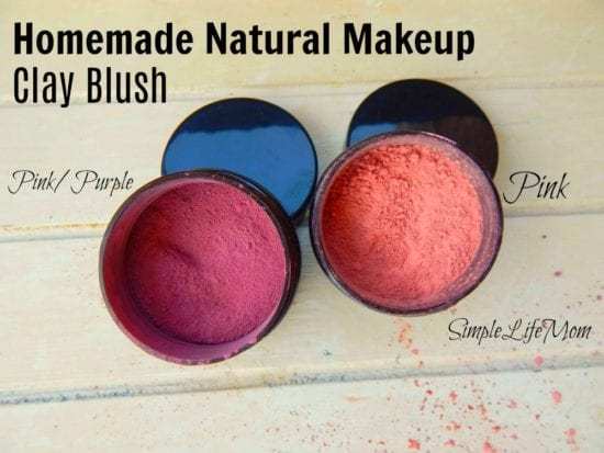Natural Beauty Product Recipes - Makeup Recipe Clay Blush from Simple Life Mom