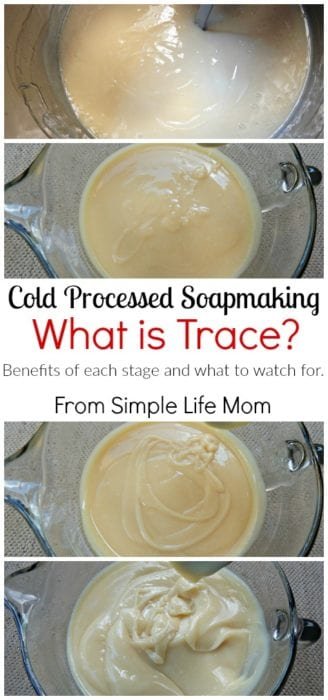 What is Cold Processed Soap Trace from Simple Life Mom