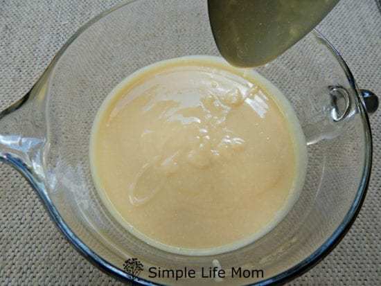 What is Trace in Soapmaking - light trace photo from Simple Life Mom