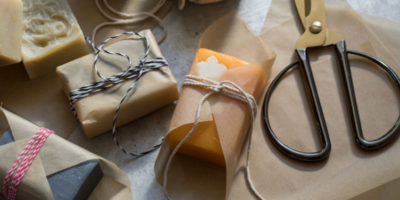 Wrapping and Labeling Soap by Kelly Cable