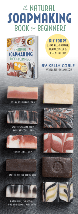The Natural Soap making Book for Beginners - Anti Aging Face Bar Recipe - Natural Cold Processed Soap Recipe with essential oils #organic #naturalskincare