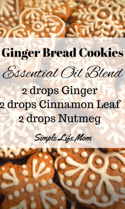 15 Fall Essential Oil Diffuser Blends  - Chai Tea Blend - Ginger Bread Cookies from Simple Life Mom