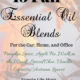 15 Fall Essential Oil Diffuser Blends – Easy Autumn DIY