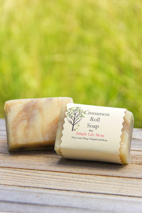 Cinnamon Roll Soap by Simple Life Mom - 5 More Fall Soap Recipes