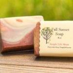 Fall Sunset Soap- 5 MORE Fall Soap Recipes with all natural colors and scents from Simple Life Mom