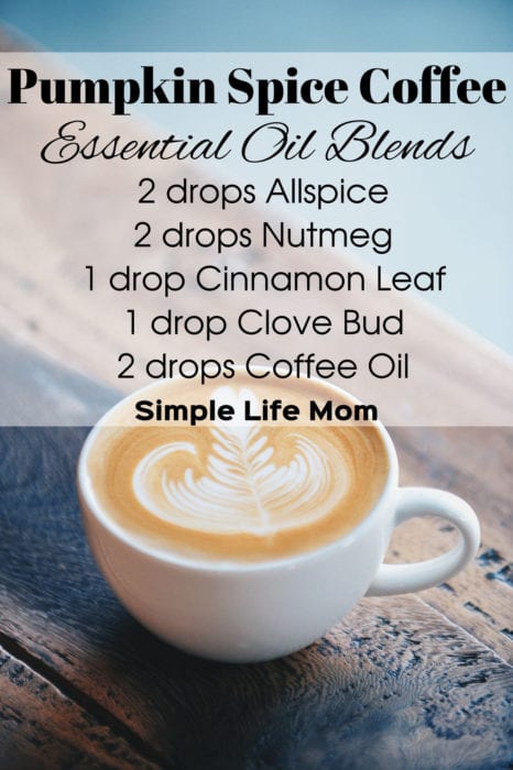 15 Fall Essential Oil Diffuser Blends  - Chai Tea Blend - Pumpkin Spice Coffee from Simple Life Mom