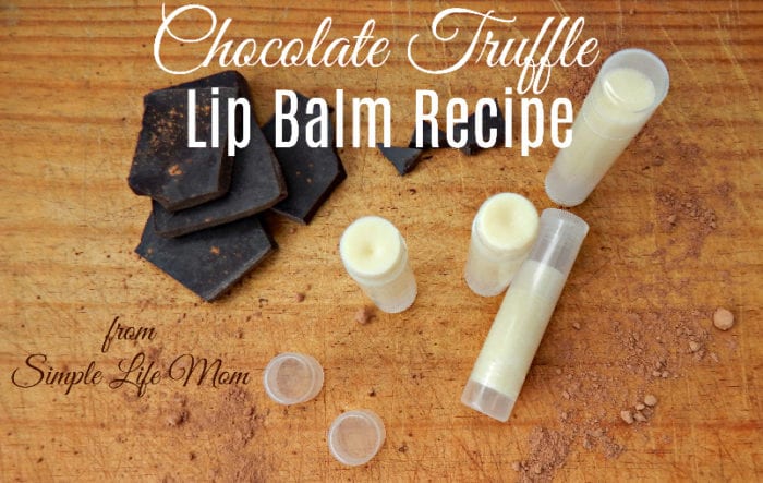 Chocolate Truffle Lip Balm Recipe by Simple Life Mom