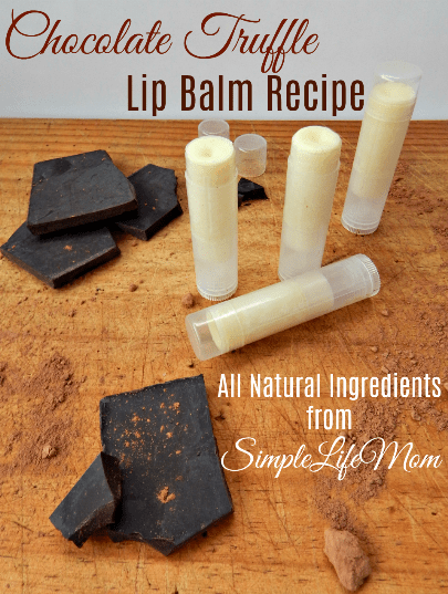 Chocolate Truffle Lip Balm Recipe by Simple Life Mom