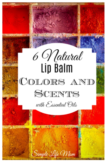 6 Natural Lip Balm Colors and Scents