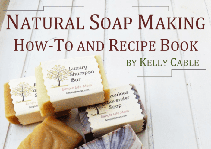 Natural Soap Making How-to and Recipe Book from Simple Life Mom