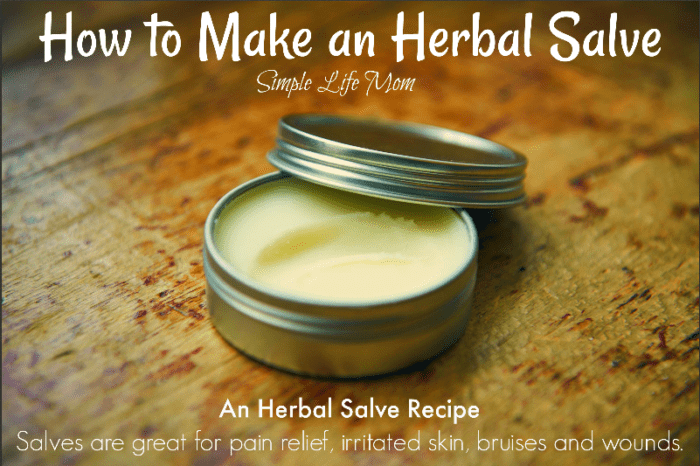 Mother's Day Gifts - Herbal Salve Recipe