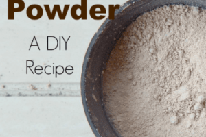 Natural Finishing Powder Recipe from Simple Life Mom