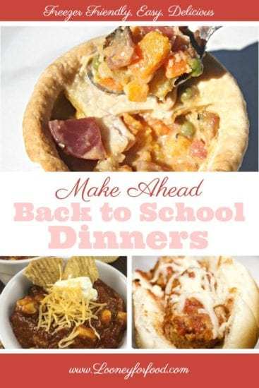 Homestead Blog Hop Feature - Make Ahead back-to-school-meals