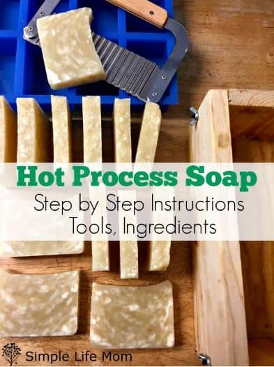Hot Process Soap Step by Step Instructions from Simple Life Mom