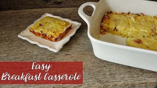 Homestead Blog Hop Feature - Easy Breakfast Casserole