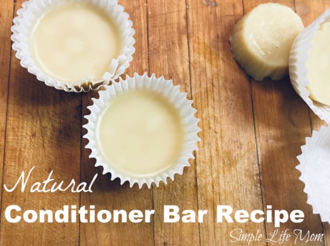 Natural Conditioner Bar Recipe from Simple Life Mom