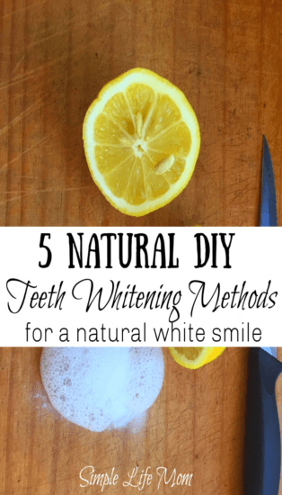 Natural DIY Teeth Whitening Methods by Simple Life Moms