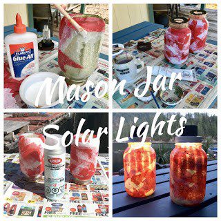 Homestead Blog Hop Feature - Mason Jar Solar Lights Craft