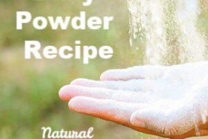 Baby Powder Recipe with Healthy Ingredients by Simple Life Mom