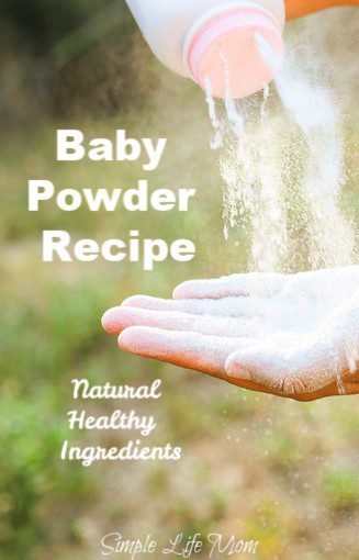 Baby Powder Recipe with Healthy Ingredients by Simple Life Mom